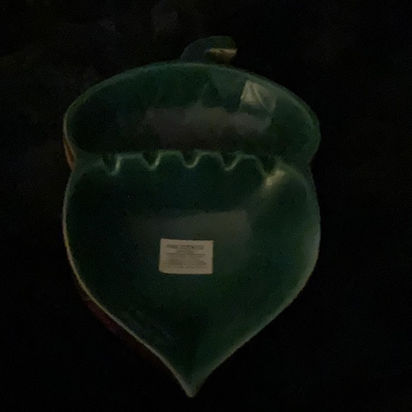 Mid century modern ceramic glazed acorn ashtray made in the Rockies - Picture 4 of 10